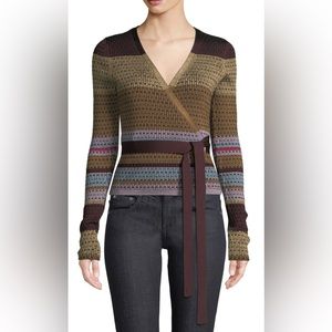 SOLD OUT STYLE DVF wrap sweater